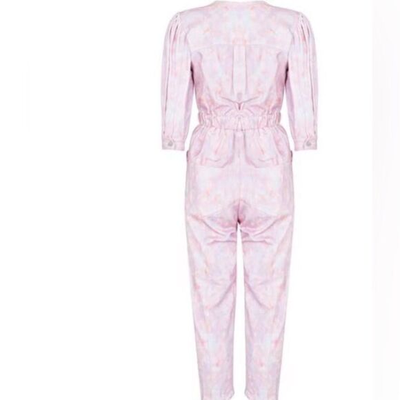 New magalie pascal ceina jumpsuit watercolor pink size Small - Picture 3 of 14